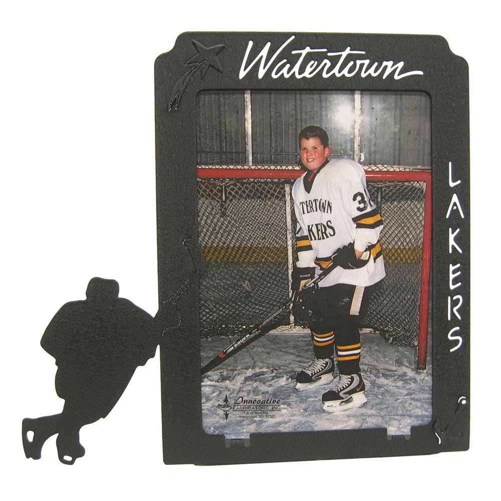 Innovative Fabricators, Inc. 5x7 Vertical Picture Frame for Watertown Lakers Hockey - Perfect for Displaying Sports Memorabilia, Team Photos, and Game Day Souvenirs