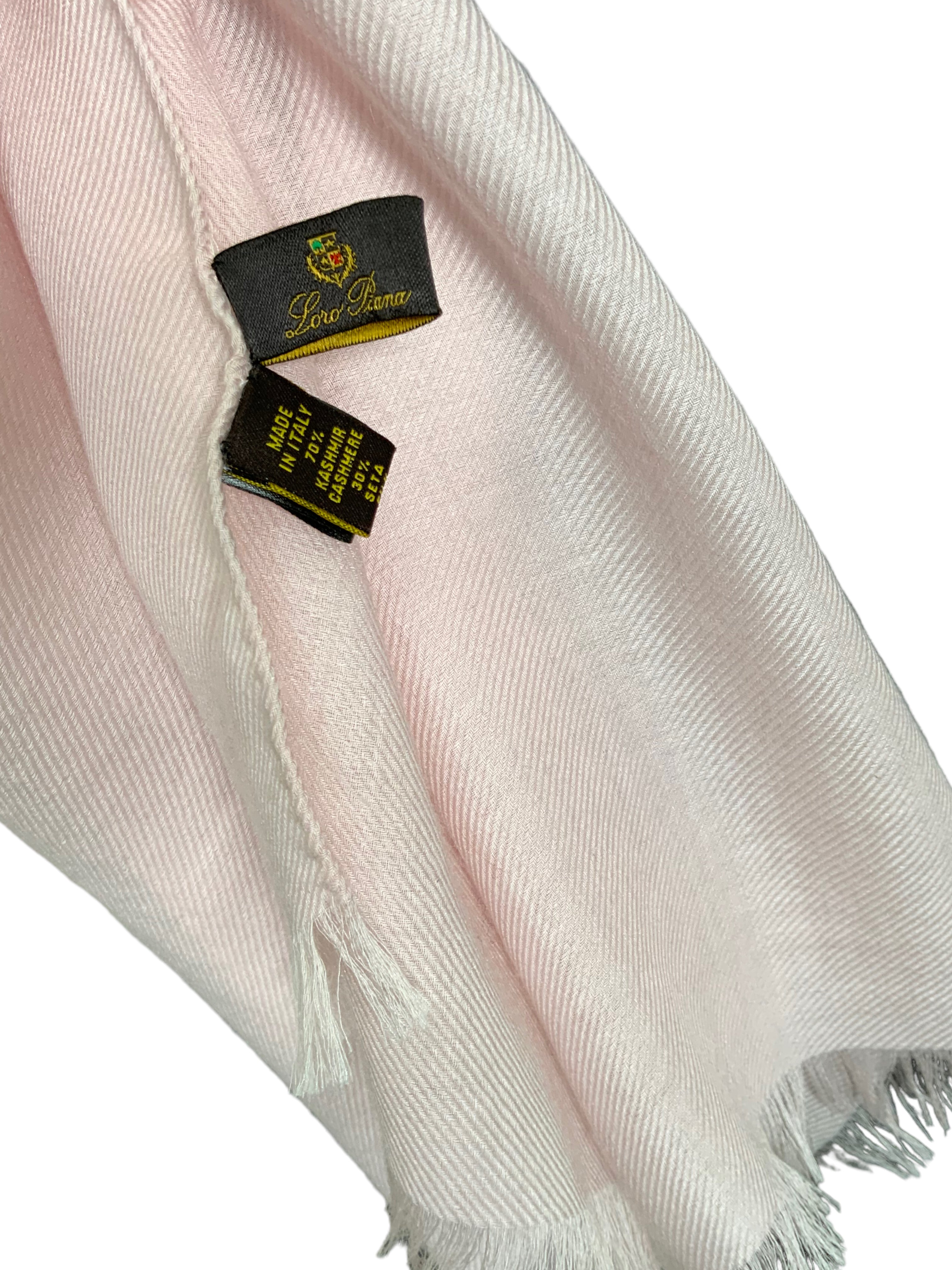 LORO PIANA Luxury Cashmere Fringe Oblong Scarf - Soft Winter Wrap for Women & Men, Perfect for Cold Weather, Office & Travel Accessories