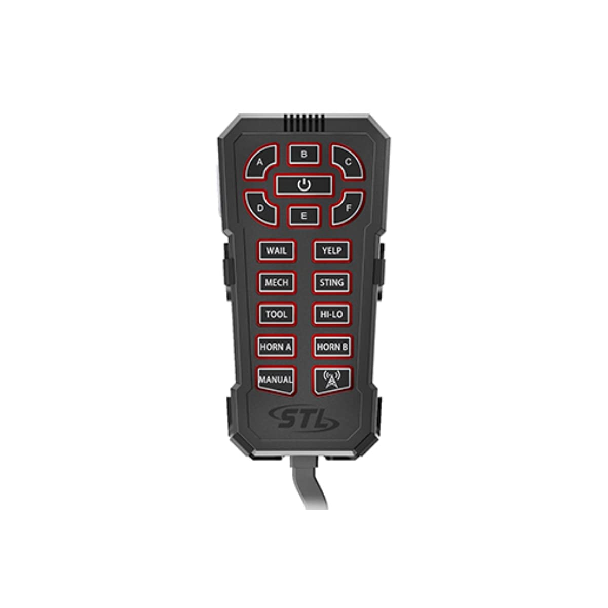 SpeedTech Lights Vireo 100-Watt Emergency Vehicle Siren System - 6 Siren Tones & Horn with Handheld PA Mic - for Police Cars, Fire Trucks, Ambulances - Perfect for Emergency Response & Traffic Control Scenarios