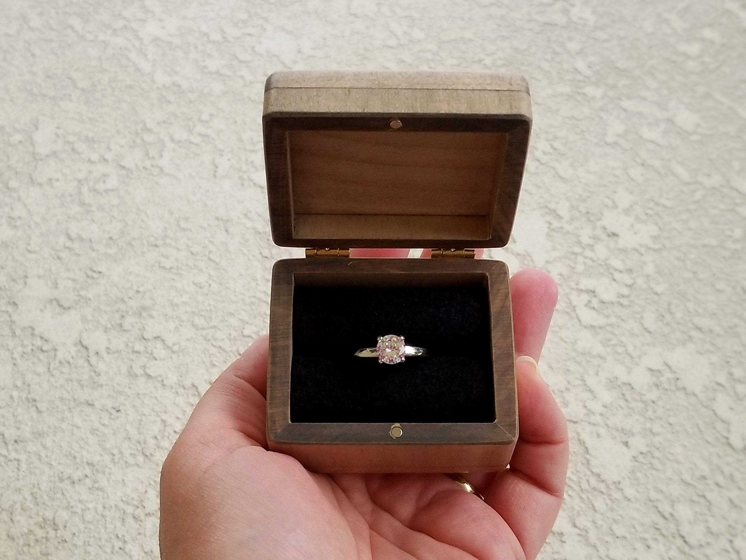 Handmade Ring Box for Engagement & Wedding - Simplycoolgifts - Perfect Proposal Gift
