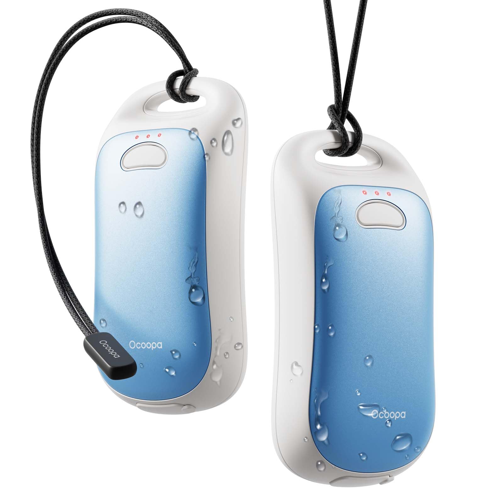OCOOPA Magnetic Rechargeable Hand Warmers 2 Pack - IP45 Water Resistant, UL Certified, Portable Electric Hand Warmer with 9-Hour Battery Life - Perfect for Winter Sports, Camping, Hiking & Raynaud's Syndrome Relief - Great Tech Gift for Men & Women