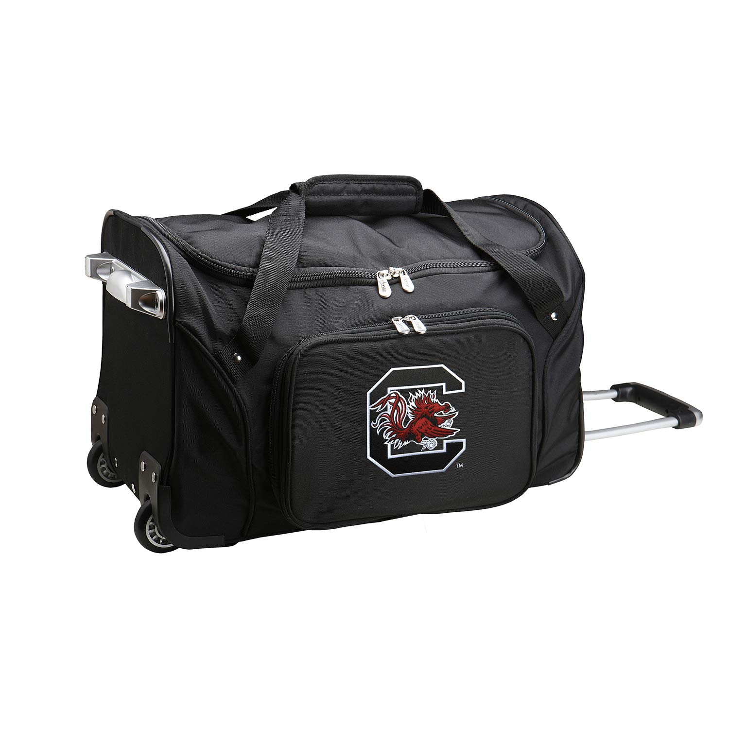 NCAA Wheeled Duffel Bag 22-inch - Large Rolling Sports Travel Bag for College Football, Basketball & Gym Gear - Perfect for Travel, Team Trips & Workout Essentials