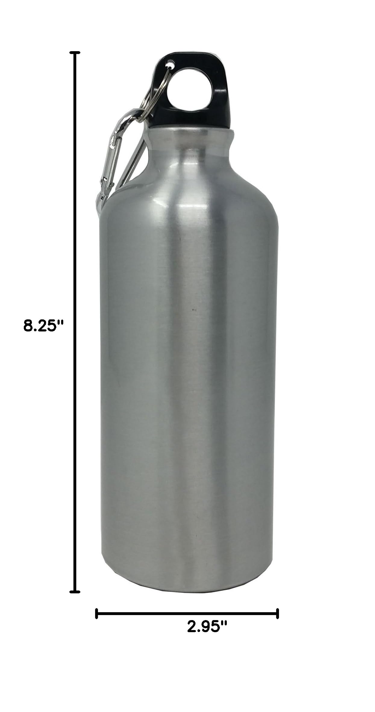 Custom Personalized Nurse RN Aluminum Water Bottle - 20oz Silver Finish - Great for Hospitals, Clinics & Nursing School - Engraved Gift for Nurses & Healthcare Workers