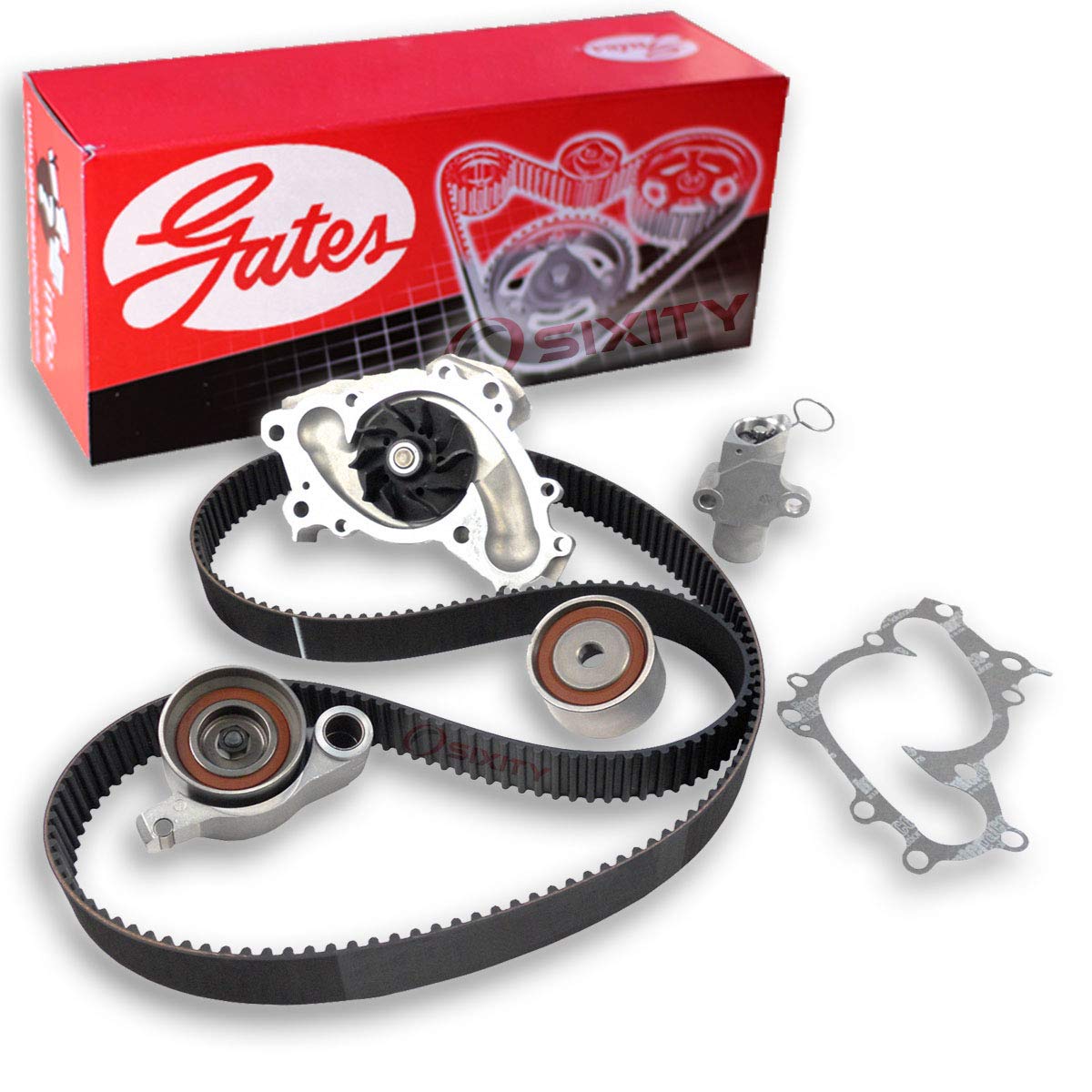 Gates PowerGrip Timing Belt Kit with Water Pump for Toyota Solara 3.3L V6 2004-2008 - High Performance Replacement Part for Smooth Engine Operation & Longevity
