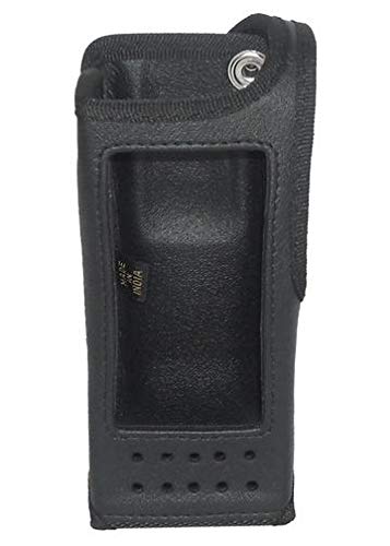 Durable Nylon Carry Case for Motorola MOTOTRBO XPR 6550 Two-Way Radio with Fixed Belt Loop - Protective Holster for Construction, Security & Outdoor Use