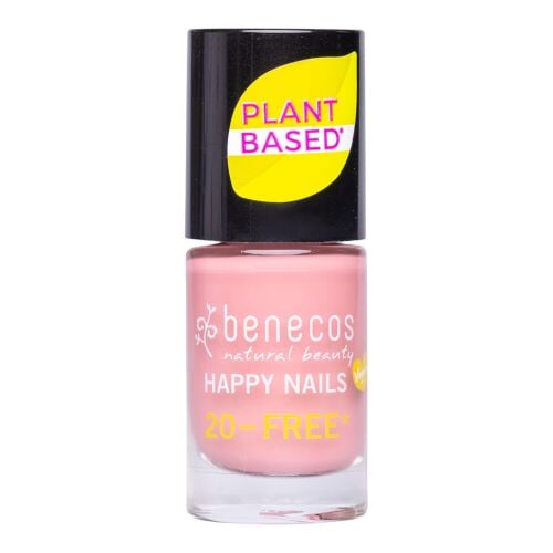 Benecos 8-Free Vegan Nail Polish - Bubblegum Pink | Cruelty-Free & Non-Toxic | Perfect for Manicures, Pedicures & Nail Art Designs