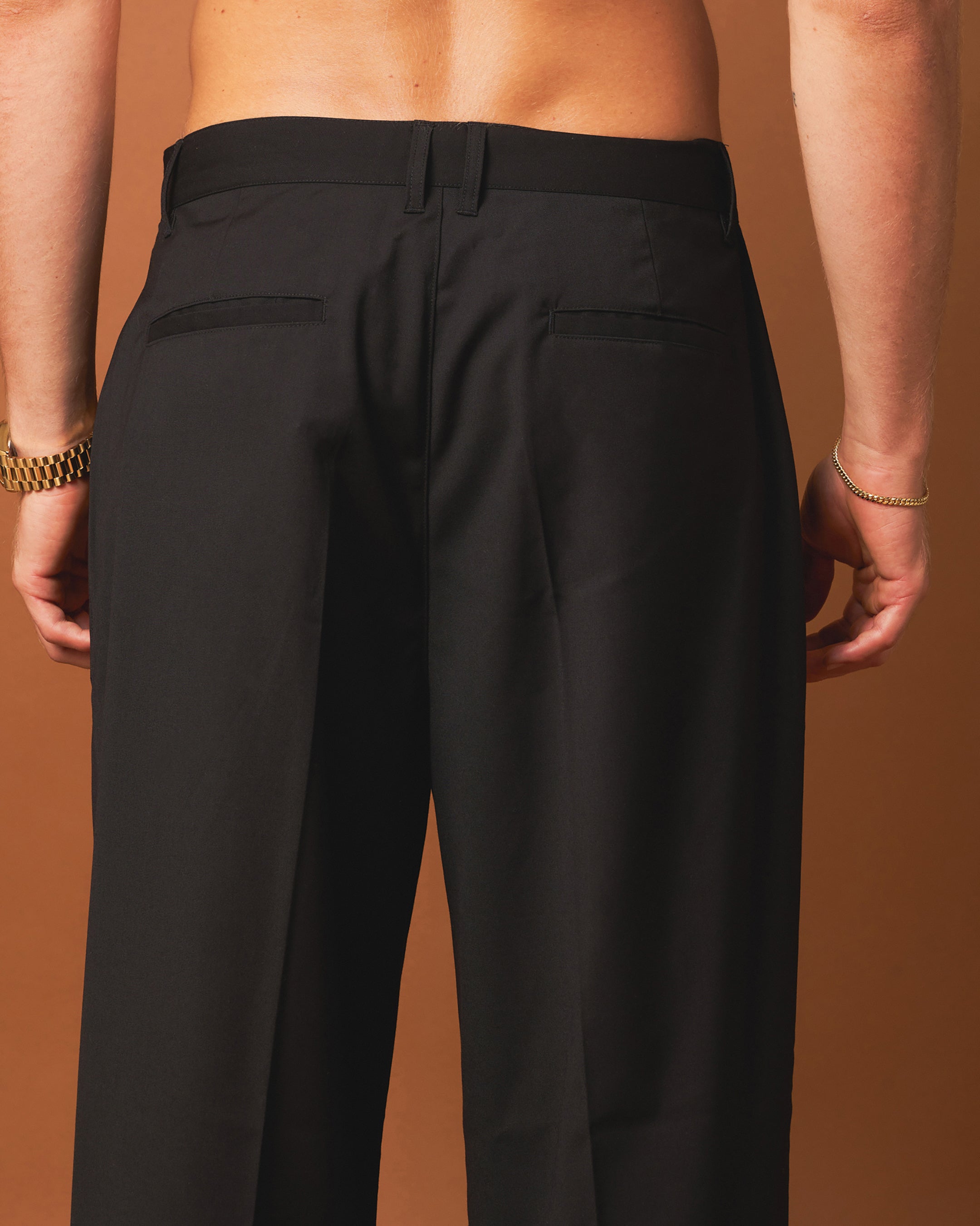 404 Flare Trousers for Women - High Waist Bell Bottom Pants Black Retro 70s Style - Perfect for Casual Wear, Parties & Vintage Fashion Outfits
