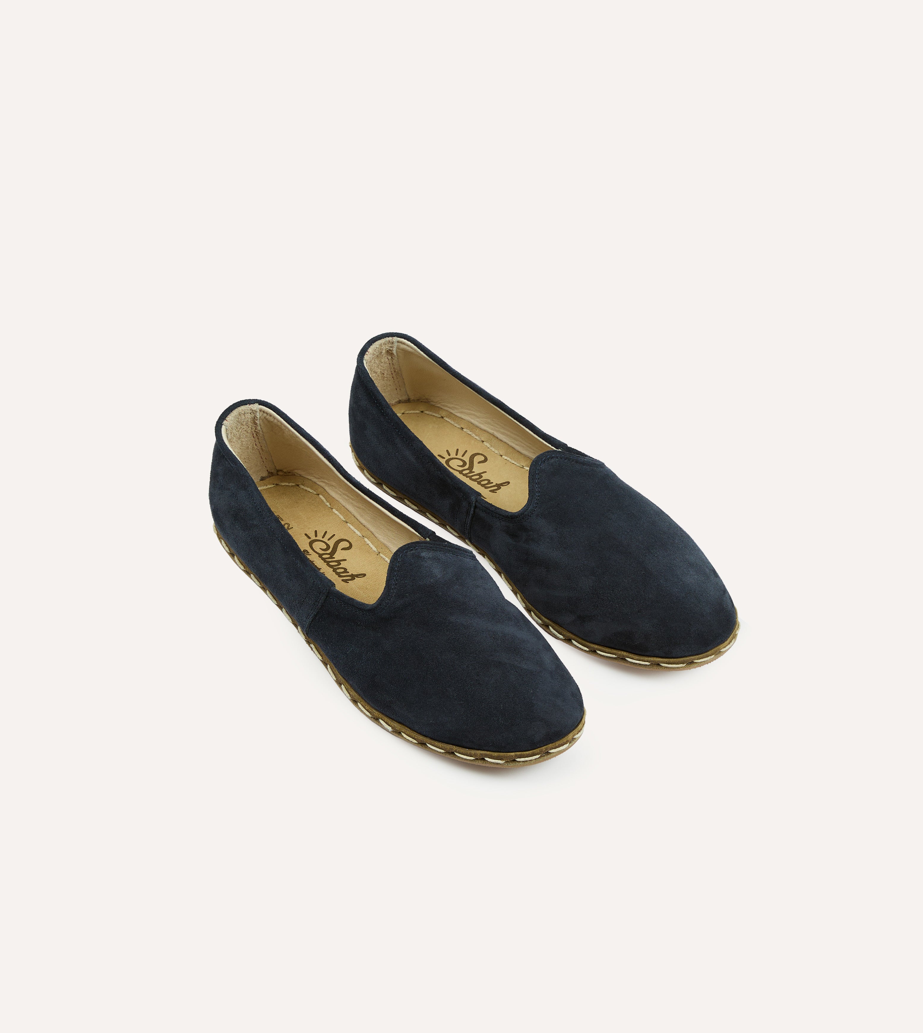 Sabah Oxford Navy Suede Shoes - Classic Men's Casual Loafers for Business & Travel | Comfortable Slip-On Shoes for Office, Walking & Daily Wear