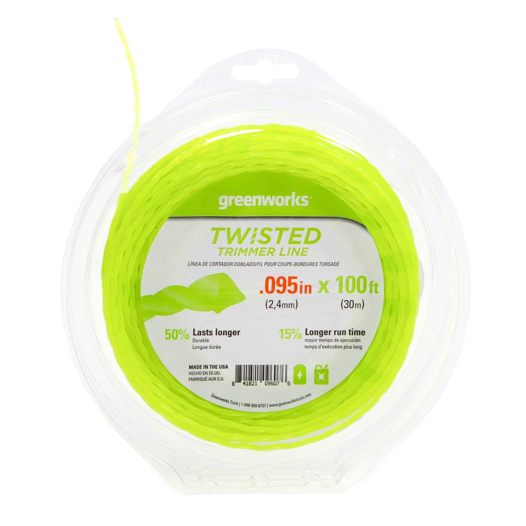60V 16-Inch Cordless Battery String Trimmer with 0.095-Inch Trimmer Line, 2.5Ah Battery & Charger - Lightweight Weed Eater for Lawn Edging, Yard Maintenance & Landscaping