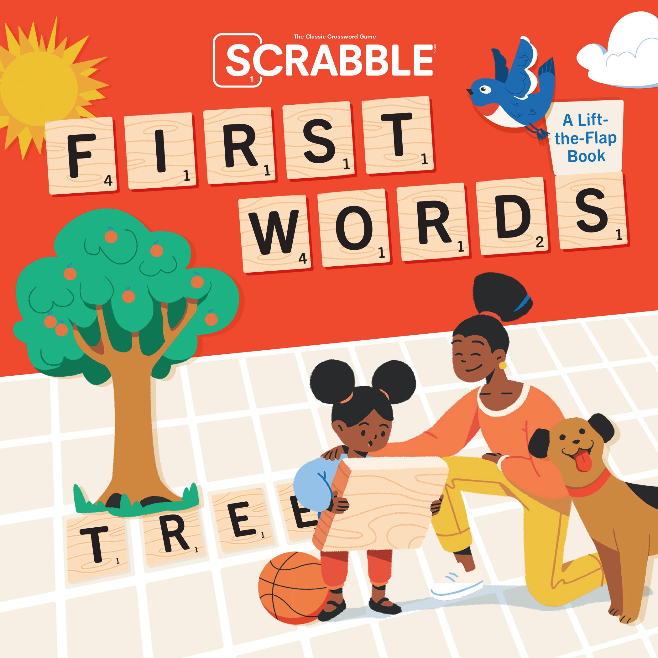Scrabble First Words - Fun Educational Board Game for Kids & Families - Perfect for Learning English Vocabulary & Spelling at Home or School
