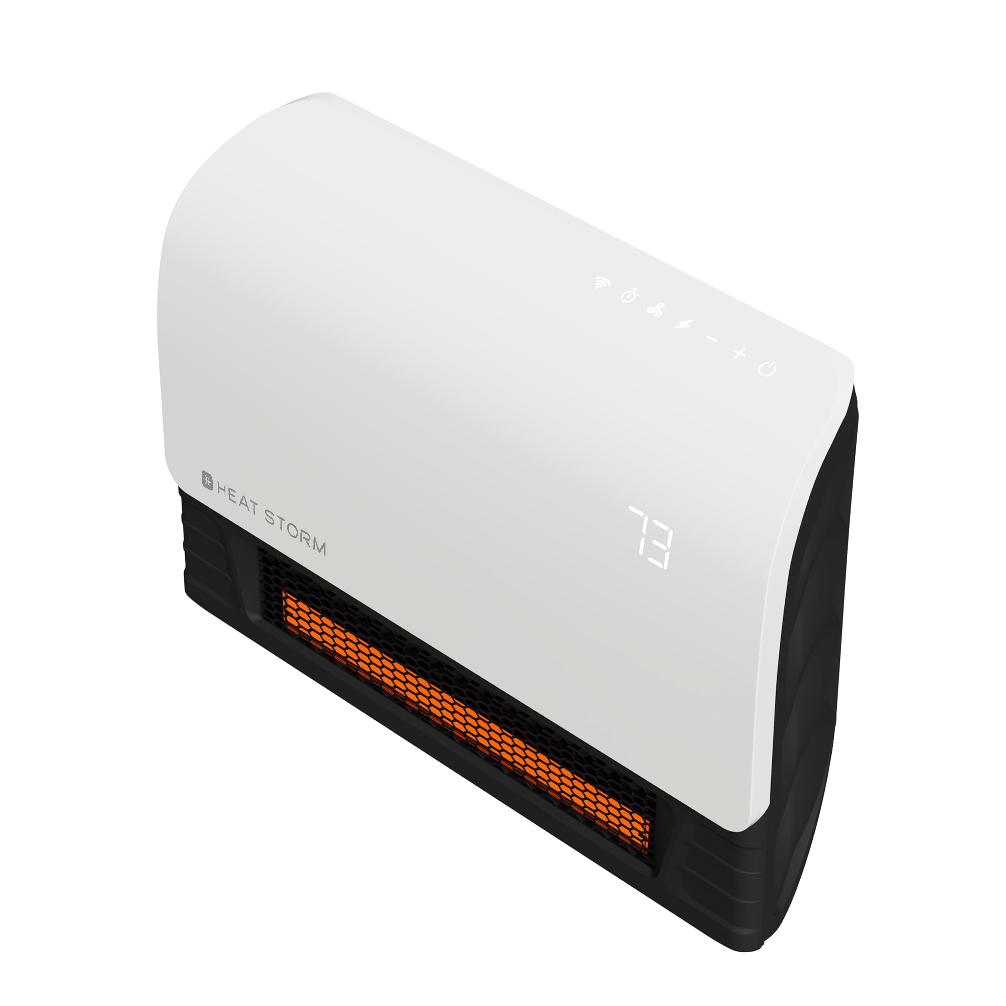 Heat Storm 1500-Watt Sedona WiFi Infrared Wall Mountable Space Heater - White | Smart Home Heating for Bedroom, Office & Garage | Energy Efficient Indoor Electric Heater