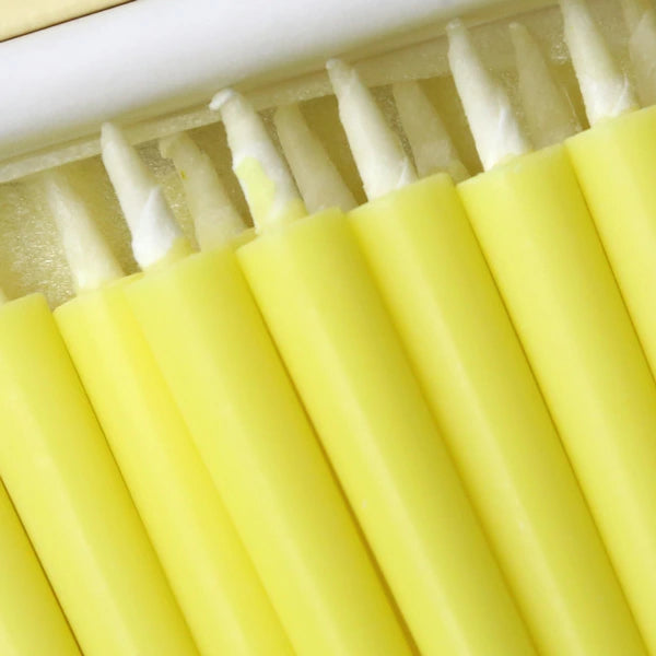 Takazawa Japanese Wa Rousoku Candles - 45-Piece Set of NANOHANA (Canola Flower) Scented Traditional Japanese Candles for Home Decor, Meditation & Relaxation