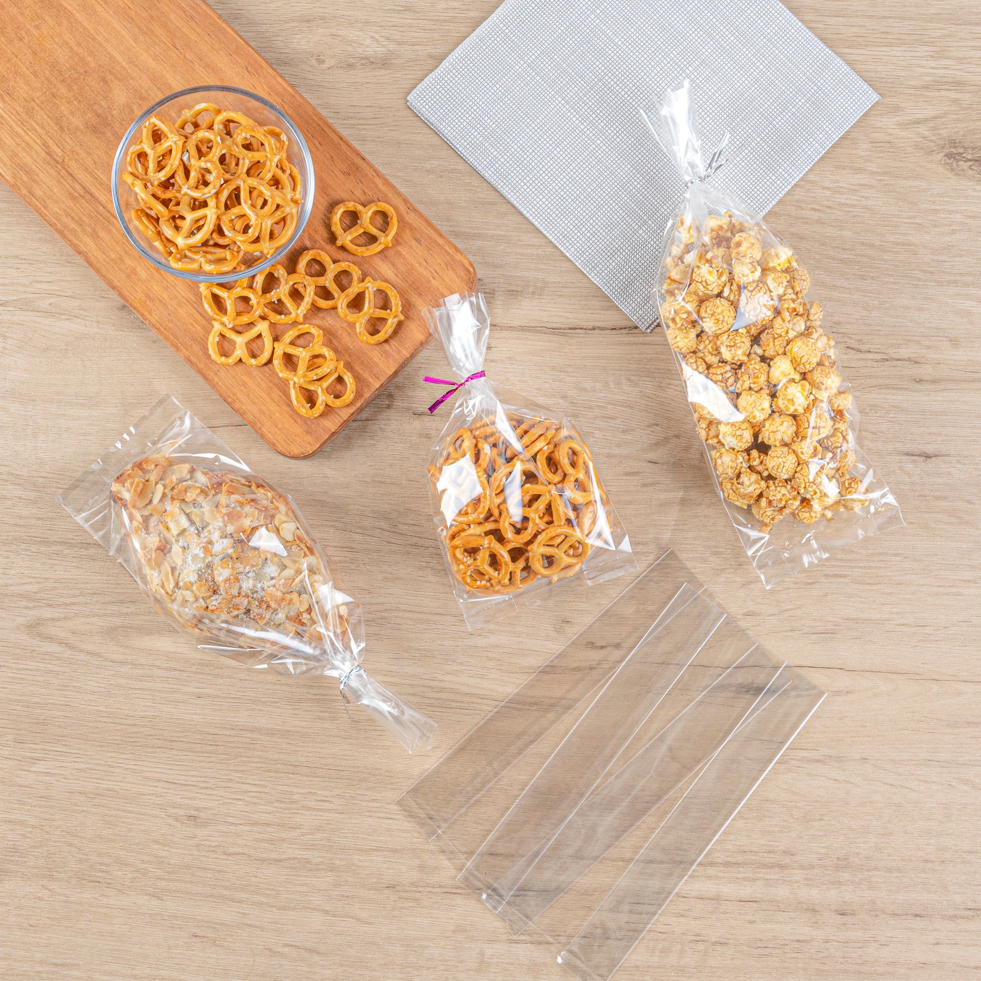 Clear Plastic Gusset Bags 4