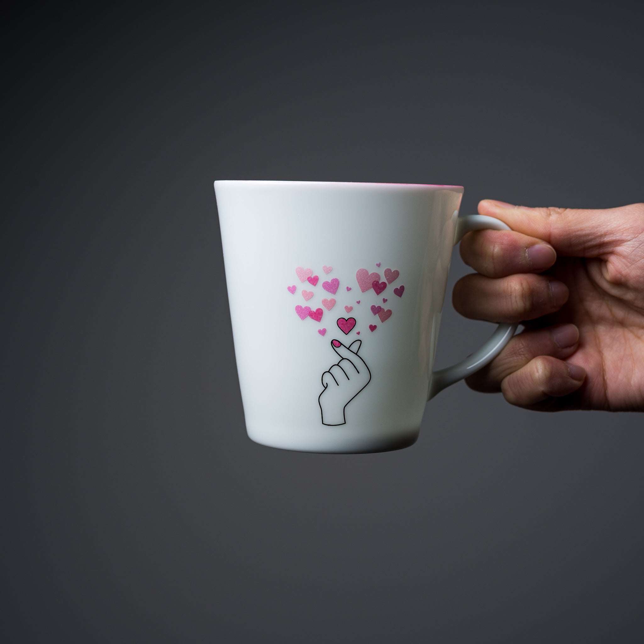 Magic Thermal Mug - Mino Ware Loving Touch Double-Wall Insulated Coffee Cup for Hot & Cold Drinks | Perfect for Office, Travel & Home Use