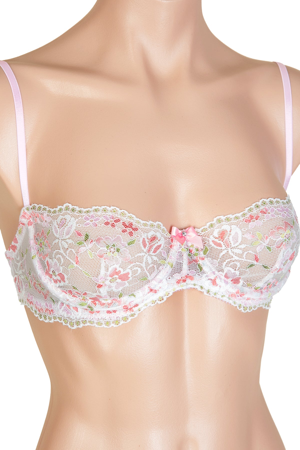 Marie Antoinette Nicole Demi Bra - Sexy Lace Underwire Push Up Bra for Women, Comfortable & Supportive - Perfect for Date Night, Special Occasions & Everyday Wear