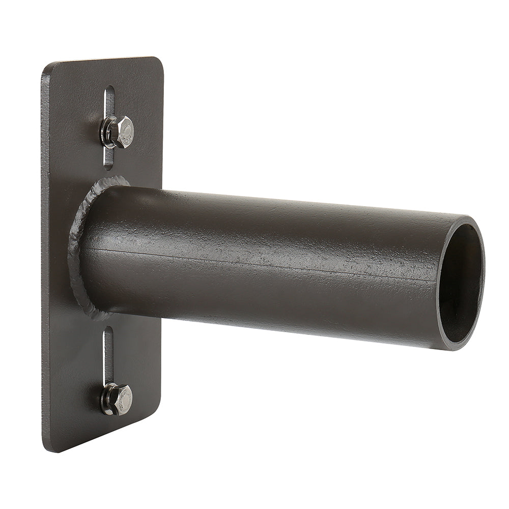Heavy Duty Wall and Square Pole Mount Bracket - Sturdy Metal Tenon Bracket for Outdoor Signs, Displays & Equipment Installation (Ideal for Retail Stores, Events & Construction Sites)