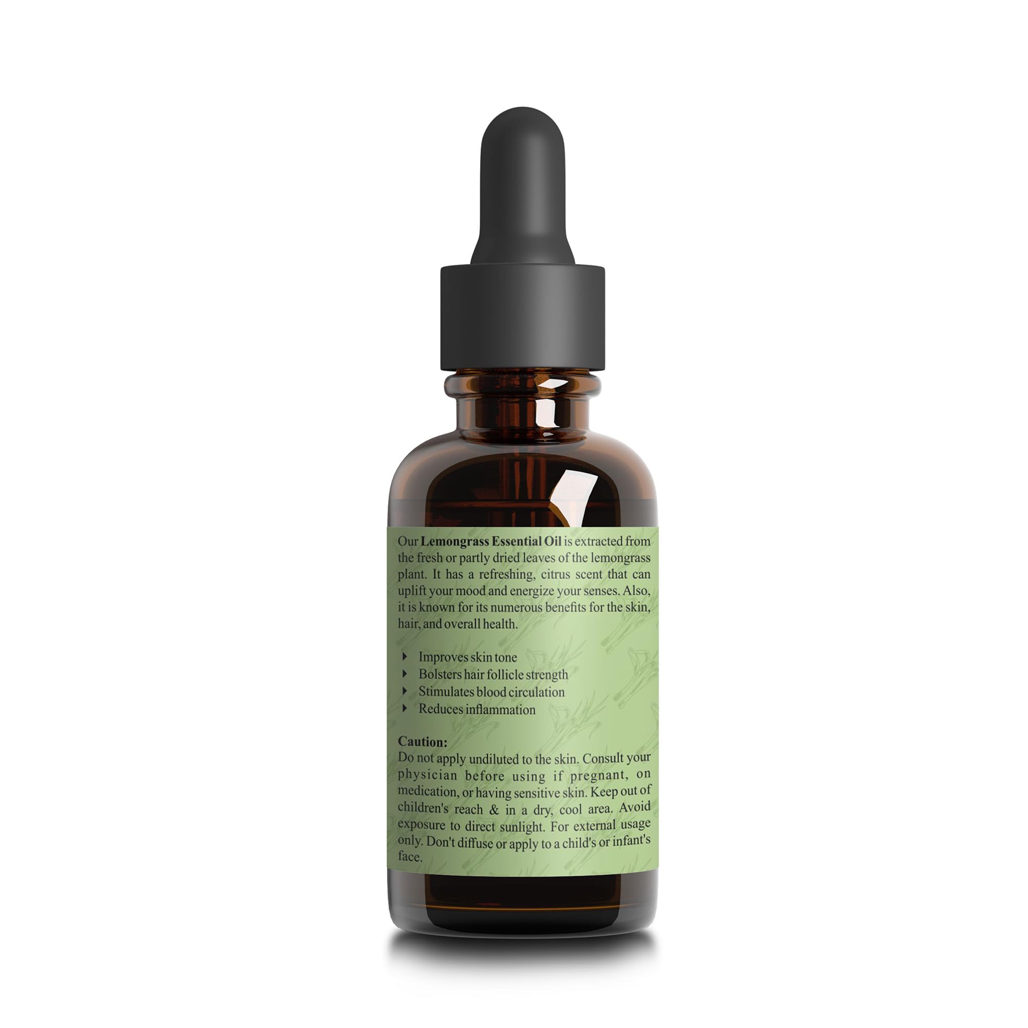**Ivy & Lane 100% Pure Organic Lemongrass Essential Oil - Undiluted, Therapeutic Grade for Stress Relief, Headache Relief & Natural Insect Repellent - 15ml with Dropper - Perfect for Aromatherapy, Massage & DIY Skincare**