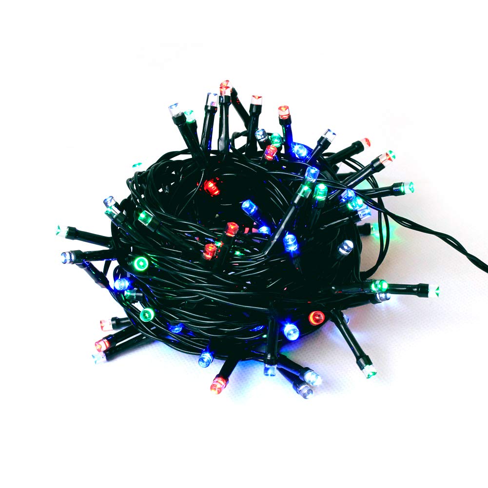 Waroom 33Ft 100LED Color Changing Fairy String Lights - Indoor/Outdoor Waterproof Christmas Decorations, Party Lights for Bedroom, Garden, Wedding & Holiday Decor (Multi-Color)
