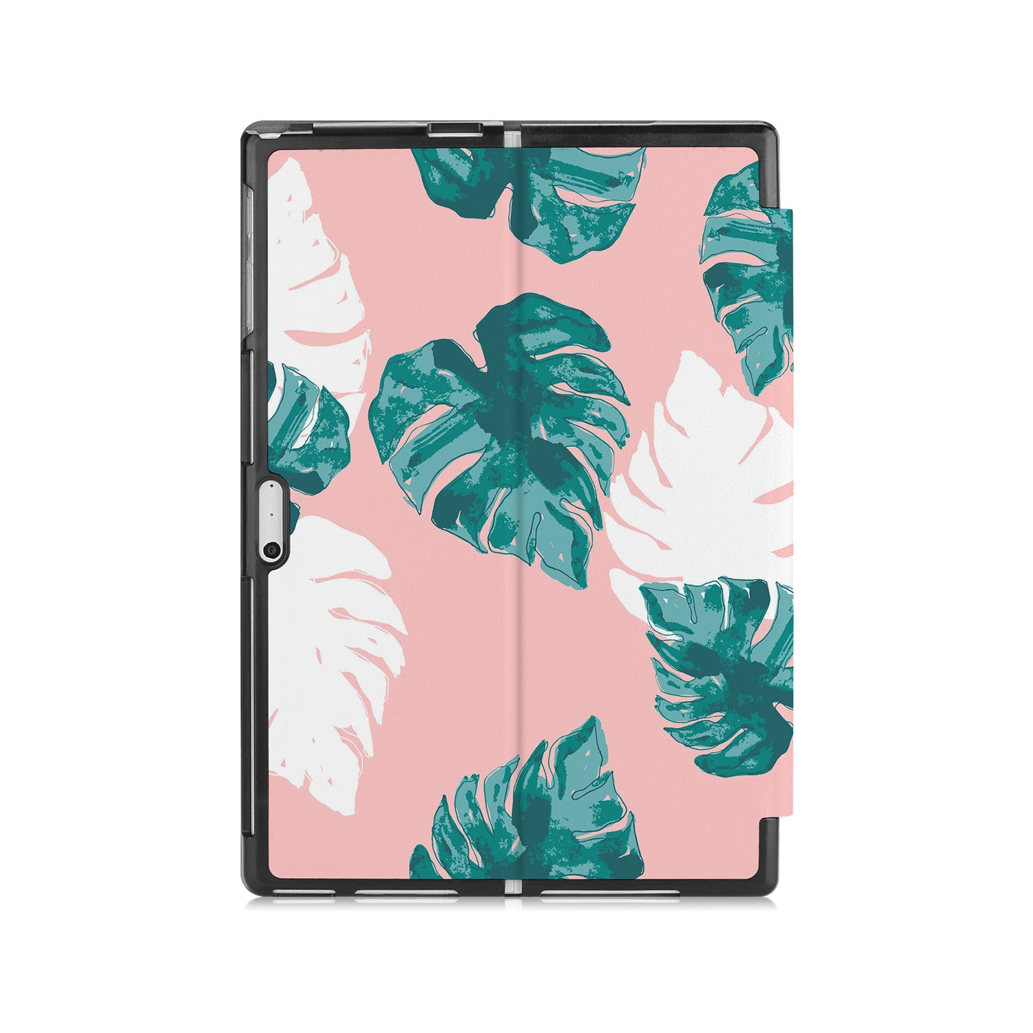 Microsoft Surface Case - Pink Floral Design Protective Cover for Surface Pro/Go/Laptop | Perfect for Work, School & Travel