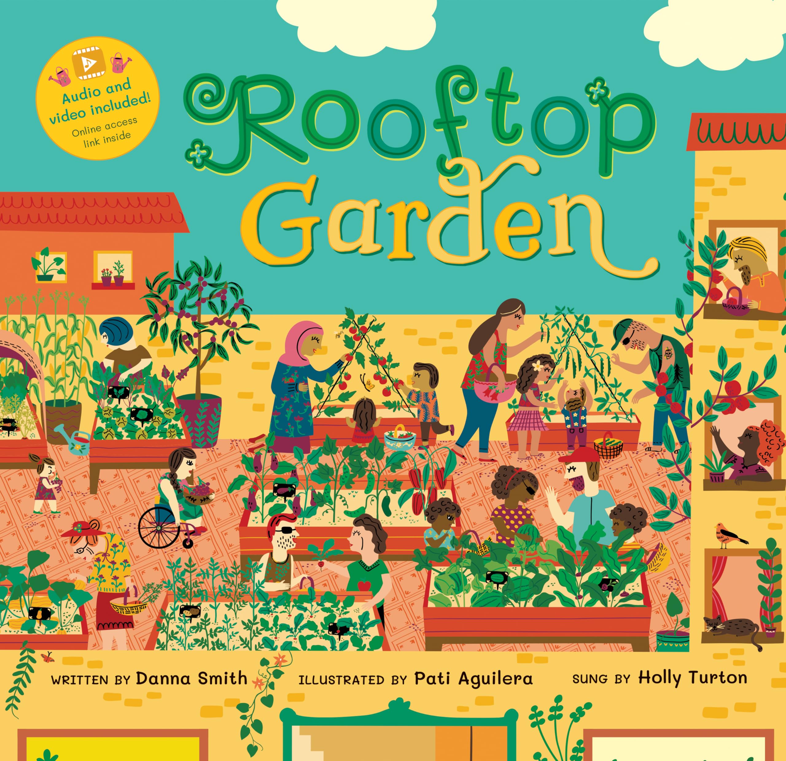 Rooftop Garden Book - Barefoot Singalongs for Kids Outdoor Play