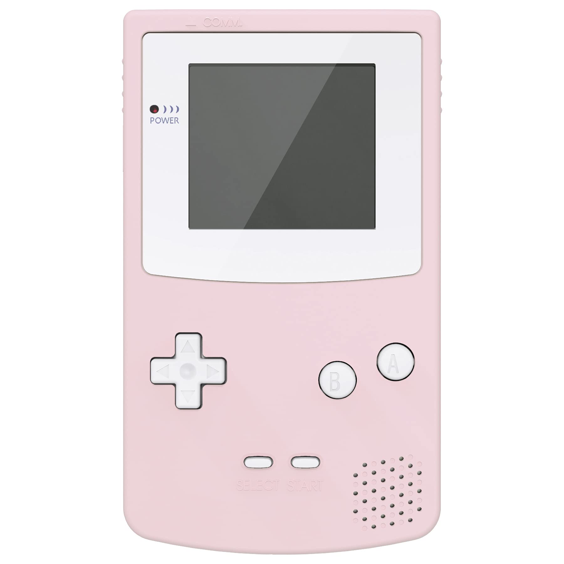 eXtremeRate Cherry Blossom Pink Gameboy Color Replacement Shell with White Screen Lens - Compatible with OSD IPS, Regular IPS & Standard LCD Screens - Perfect for Gaming Enthusiasts & Retro Console Collectors - Ideal for Home Gaming, Travel & Display Collections