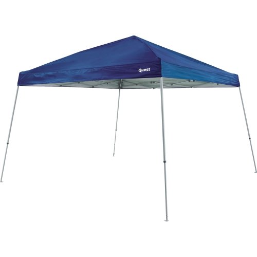 10x10 Quest Slant Leg Instant Pop Up Canopy Tent - Portable Shelter for Outdoor Events, Camping, Beach & Backyard Parties