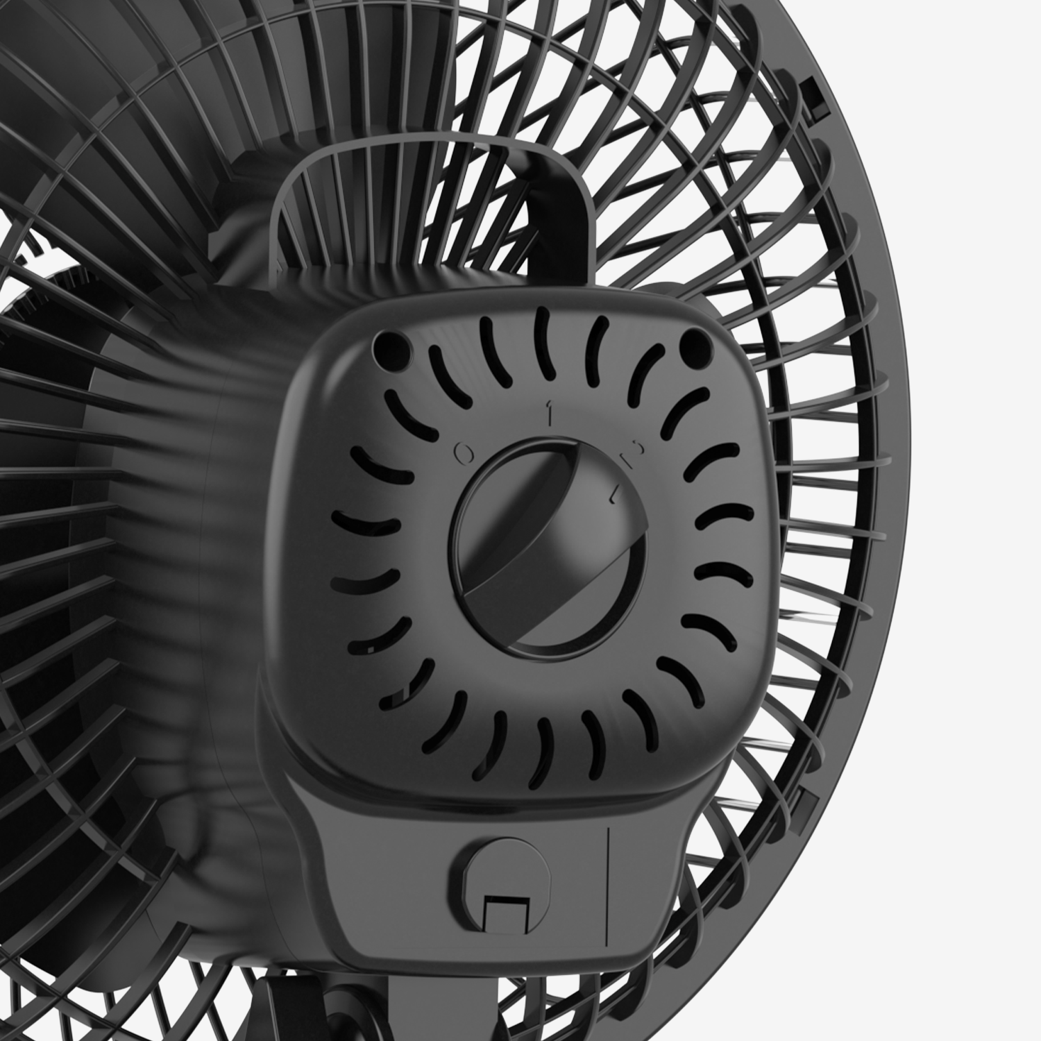 6 Inch Mini Clip Fan - Ultra Quiet & High Power Portable Fan - Black - Perfect for Office, Bedroom, and Travel Use