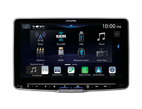 Alpine iLX-F509 9-Inch Halo Style Bluetooth Car Stereo - High-Resolution Touchscreen, Wireless Apple CarPlay & Android Auto, WiFi, iDatalink Ready - Perfect for Jeep, Truck & SUV Upgrades