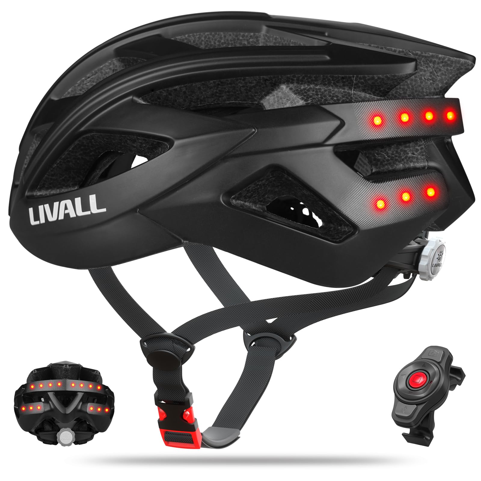 LIVALL BH60SE Neo Smart Bike Helmet with Bluetooth Speakers, Built-in Mic, Fall Detection, Turn Signals & Brake Light - Mountain & Road Cycling Helmet for Adults Men & Women - Perfect for Commuting, Urban Riding & Outdoor Adventures