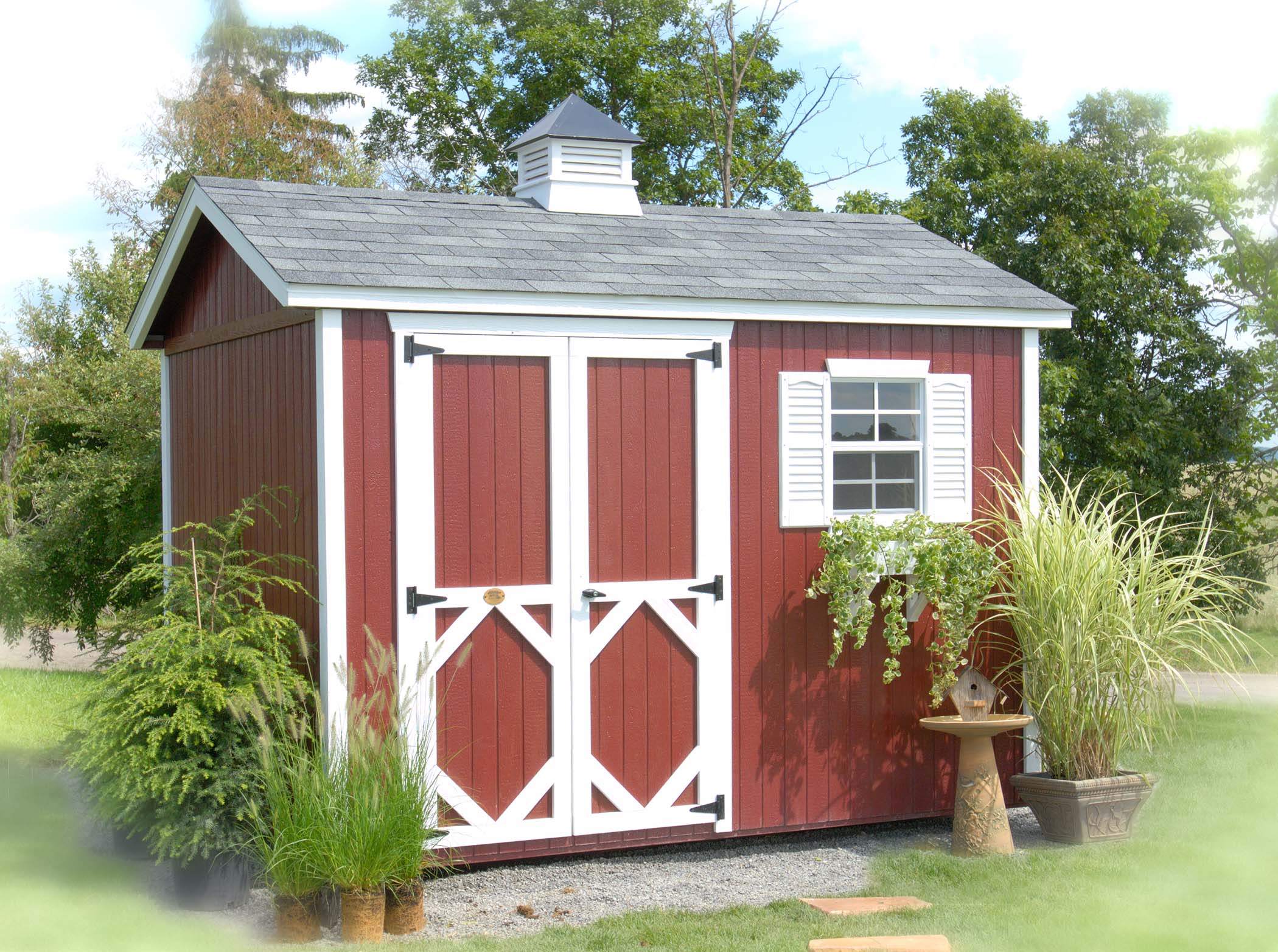 Classic Garden Shed Workshop Panelized Kit - Easy DIY Outdoor Storage Solution for Backyard, Patio & Gardening Tools | Weather-Resistant Wooden Shed Assembly Kit