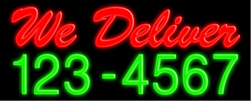 Custom Neon Sign #10535 - Handmade in USA, Vibrant Glass LED Light for Bars, Restaurants & Home Decor