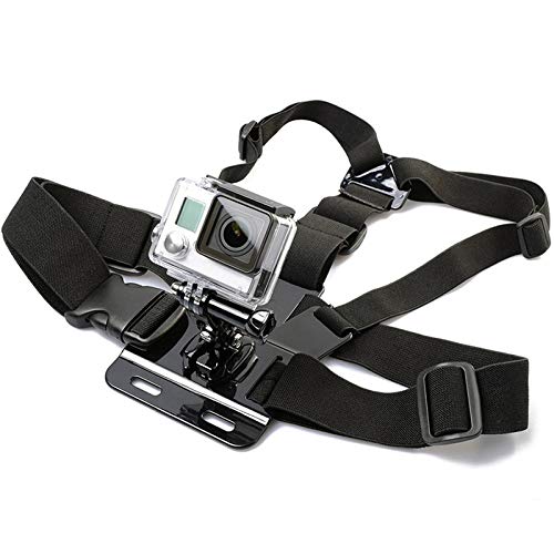 Universal Phone Mount for Vlogging & Hands-Free Recording - Adjustable Chest/Neck Strap & Desk Stand Compatible with iPhone 16/15/14/13/12/11 Pro Max/Xs/X & Samsung Galaxy S24/S23/S22/S21 - Perfect for Travel Vlogging, Live Streaming, Cooking Videos & Workout Recording