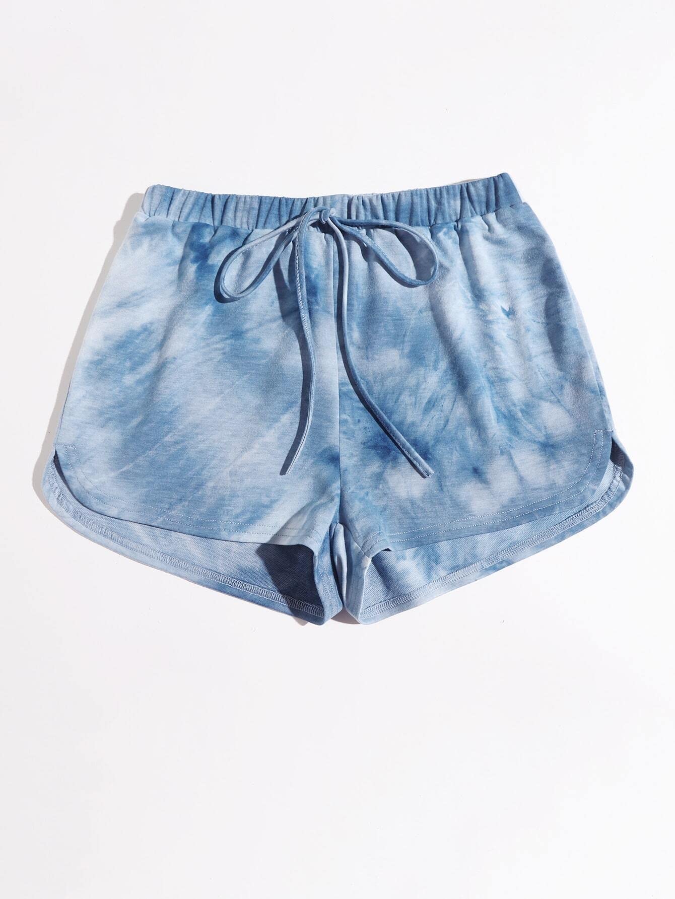 HAOSHU Women's High Waist Tie Knot Dolphin Shorts - Stylish Summer Casual Shorts for Beach, Vacation & Everyday Wear