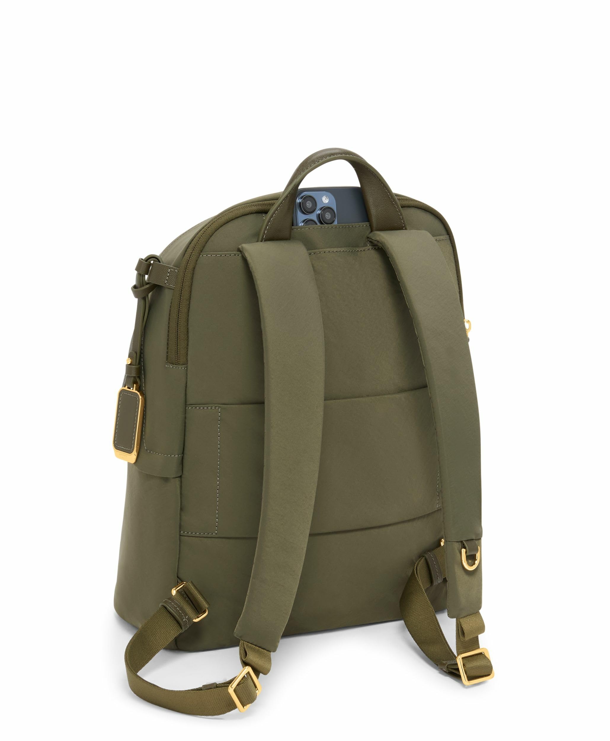 TUMI Voyageur Halsey Backpack for Men & Women - Durable Travel Backpack with Laptop Compartment - Olive Green Business & Commuter Backpack for Work, College & Everyday Use