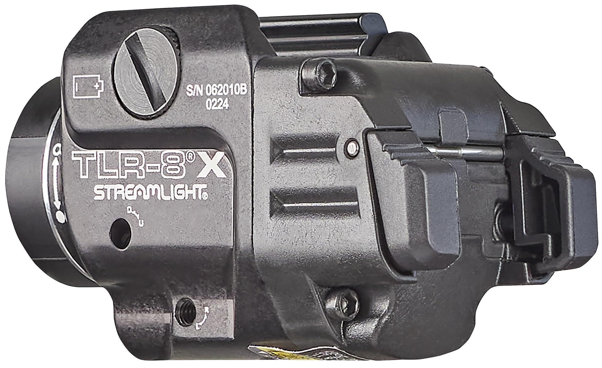 Streamlight 69414 TLR-8 X 500-Lumen Tactical Weapon Light with Red Laser - Compatible with Glock, SIG Sauer & More | Includes Mounting Kit & Keys for Handguns | Perfect for Home Defense, Law Enforcement & Tactical Training