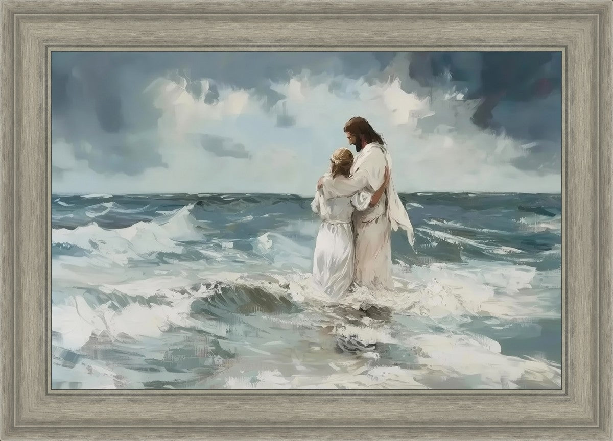Be Still By Gabriel Heaton - Inspirational Christian Wall Art for Home & Office Decor - Perfect for Living Room, Bedroom, or Gift