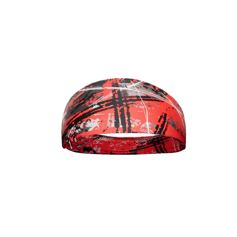 Stylish Wicked Red Headband for Women & Girls - Fashionable Workout & Sports Accessory - Perfect for Running, Yoga, Gym & Outdoor Activities
