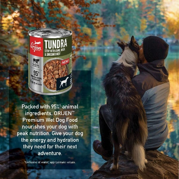 Orijen Tundra Grain-Free Canned Dog Food - High Protein, Natural Ingredients for Adult Dogs - Perfect for Outdoor Adventures & Active Lifestyles