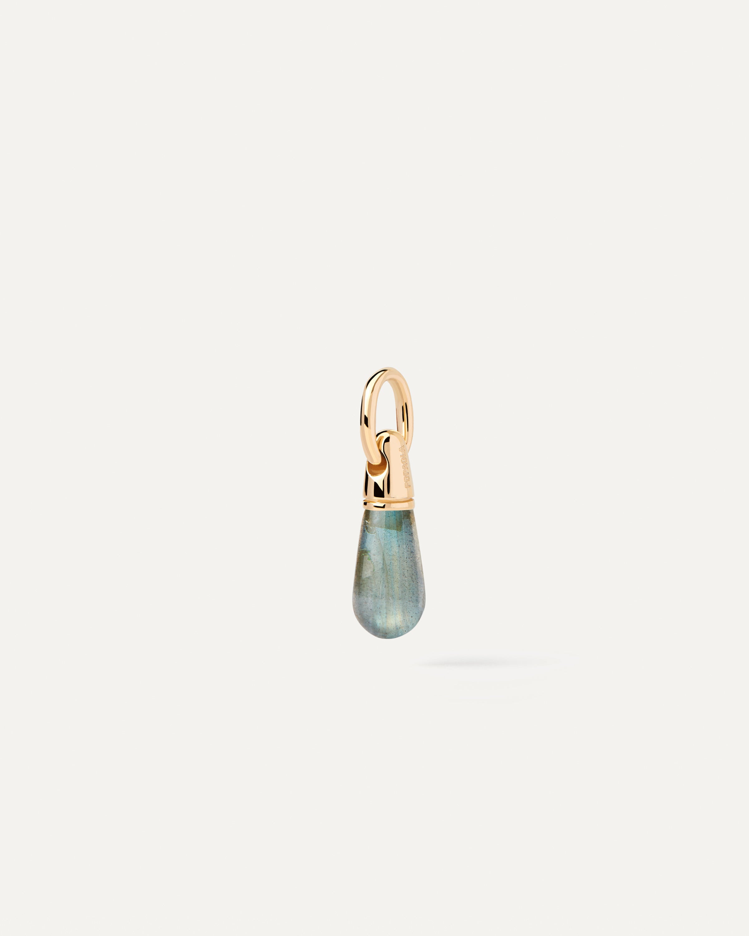 Natural Labradorite Drop Pendant Necklace - Healing Crystal Jewelry for Women - Perfect for Meditation, Energy Work & Spiritual Gifts