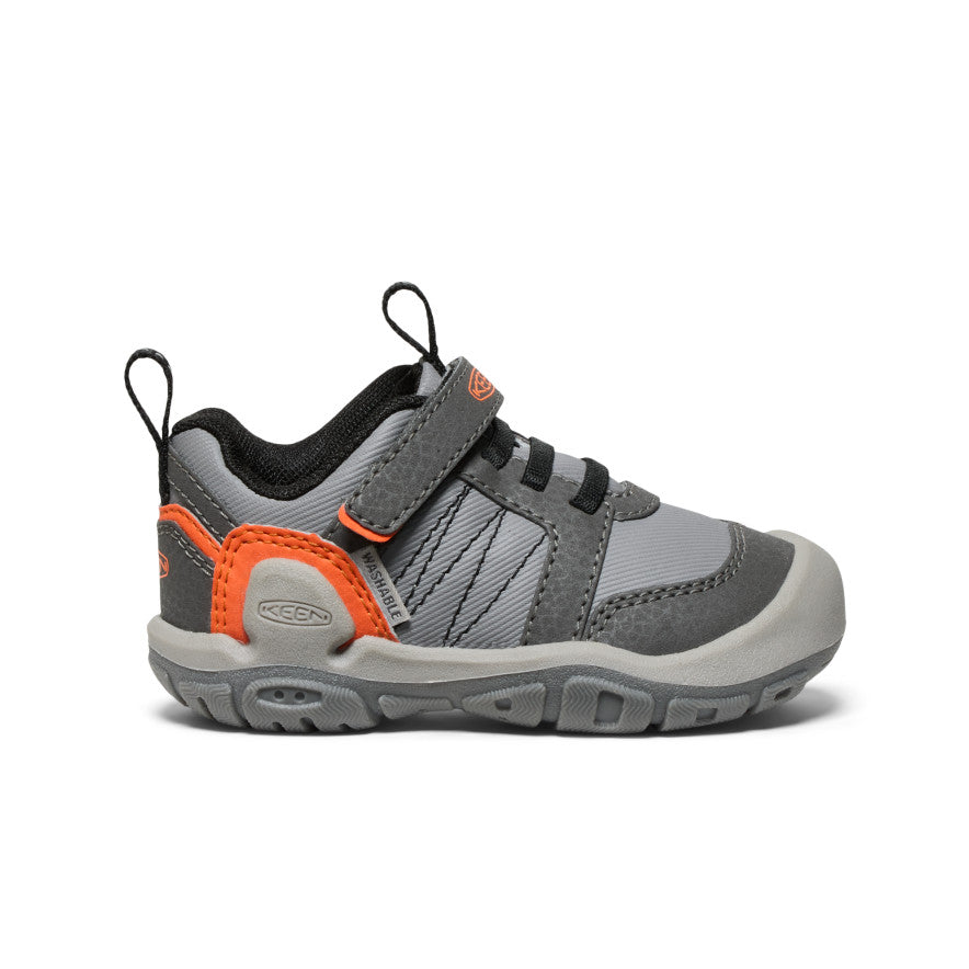 Toddlers' Knotch Peak Sneakers - Magnet & Safety Orange Color | Non-Slip Comfortable Walking Shoes for Kids Outdoor Play & Daily Wear