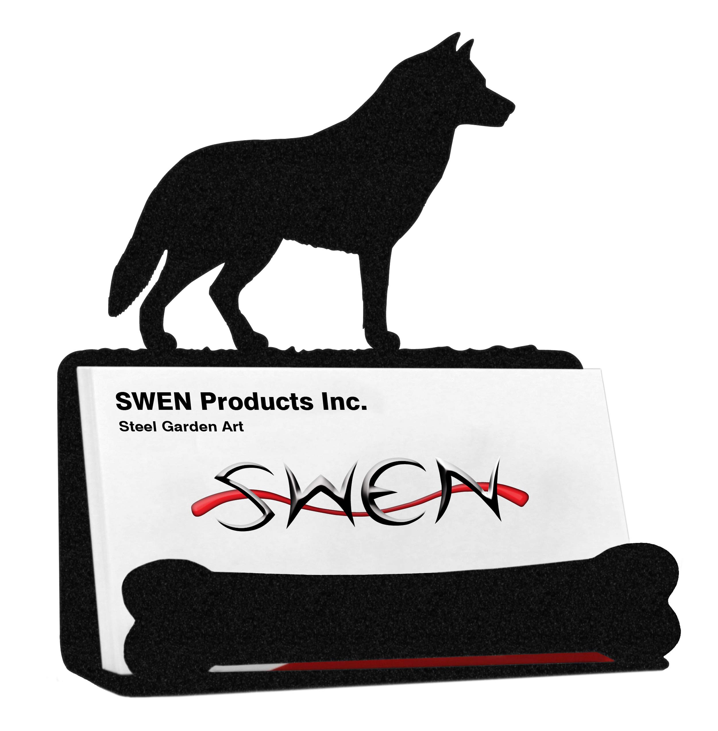 Premium Siberian Husky Business Card Holder - Elegant Metal Card Case for Professionals | Perfect for Office, Networking Events & Corporate Gifts