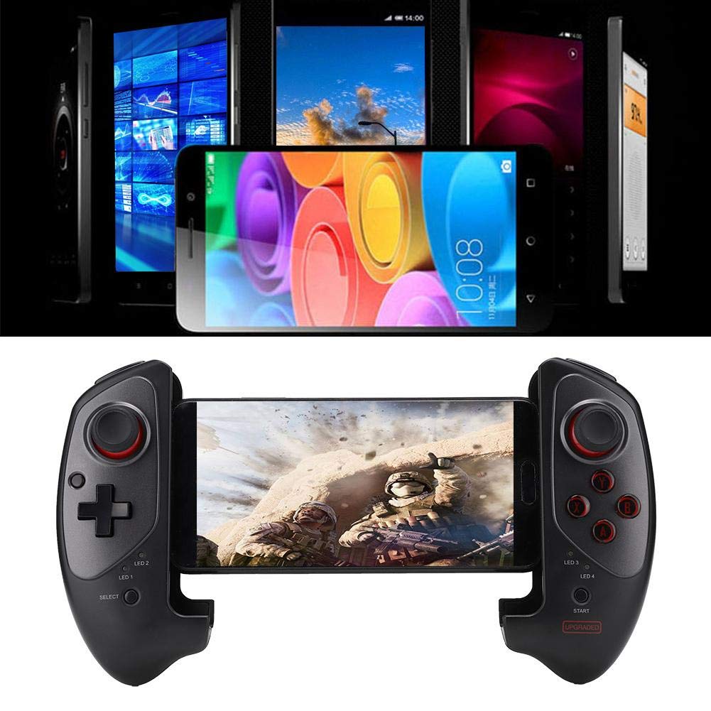 Wireless Bluetooth Gamepad Controller - Retractable Telescopic Design for Android 6.0+/iOS 11.0 - Compatible with Smartphones, Tablets & Smart TVs - Perfect for Mobile Gaming, Cloud Gaming & TV Entertainment
