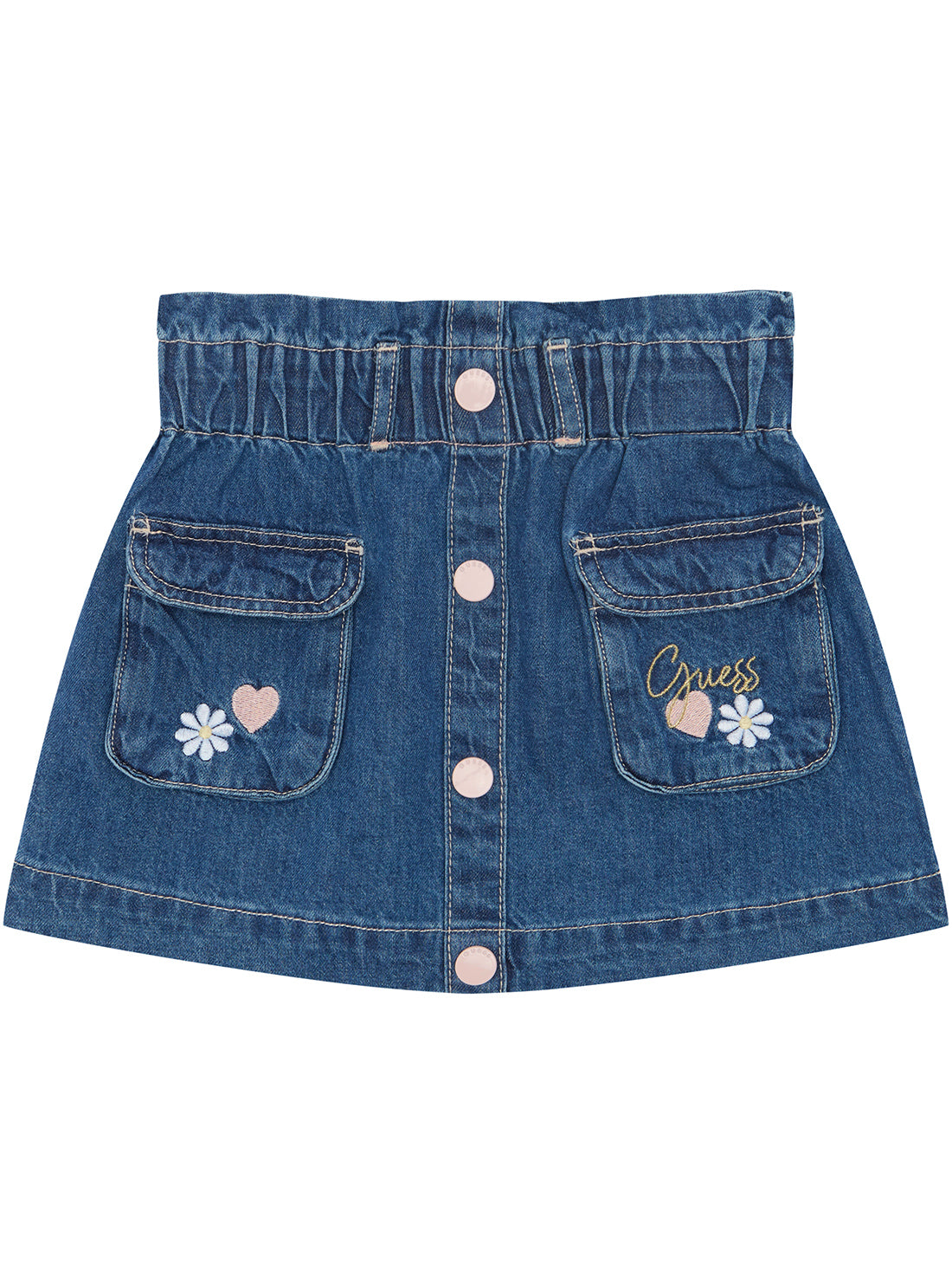 Blue Denim Mini Skirt for Women - Stretch Denim A-Line Skirt with Pockets | Size 2-7 | Perfect for Casual Outfits, Summer Fashion & Streetwear
