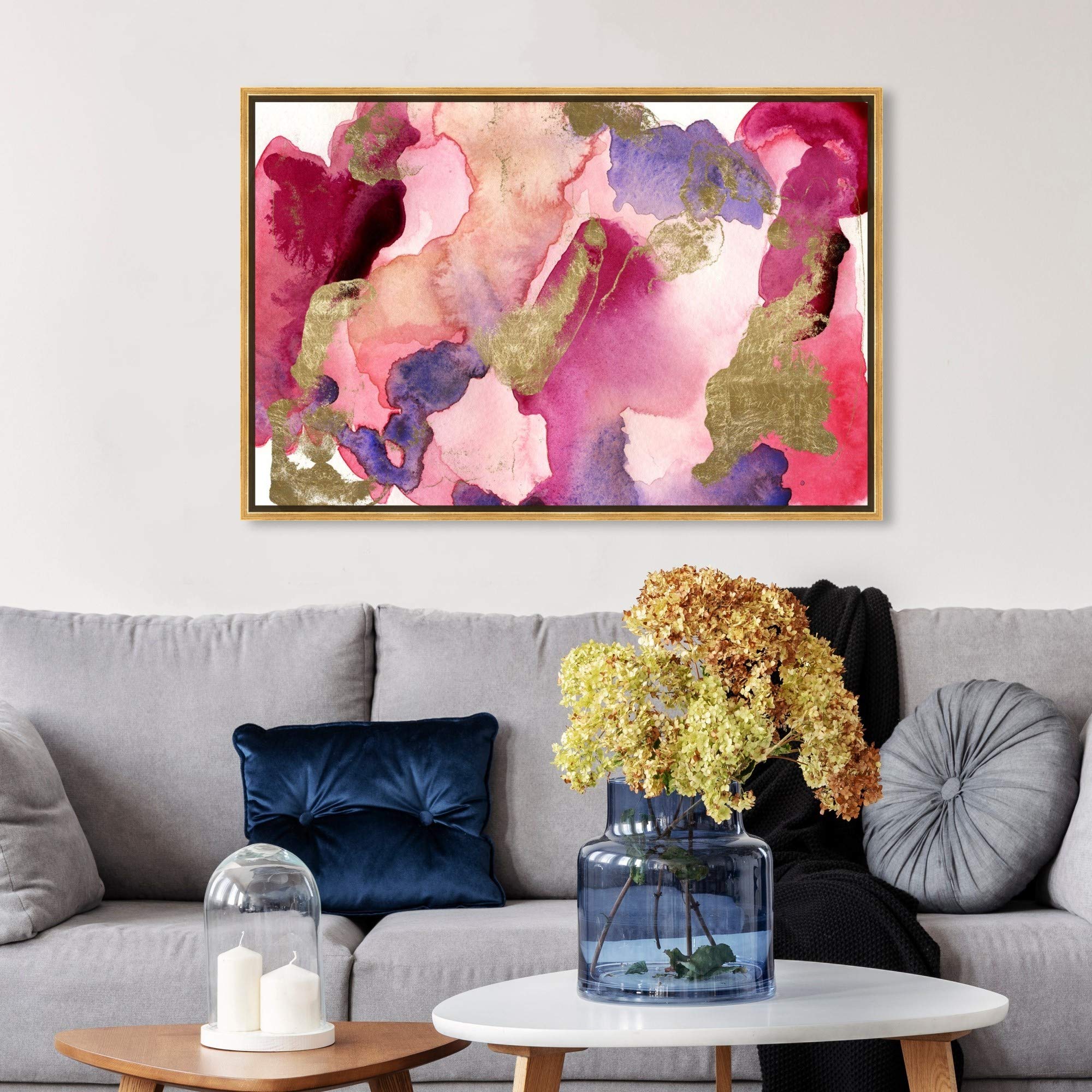 Modern Pink Canvas Wall Art - The Royal Tenenbaums 24x36 Inches by Oliver Gal Artist Co. | Perfect for Living Room, Bedroom & Office Decor