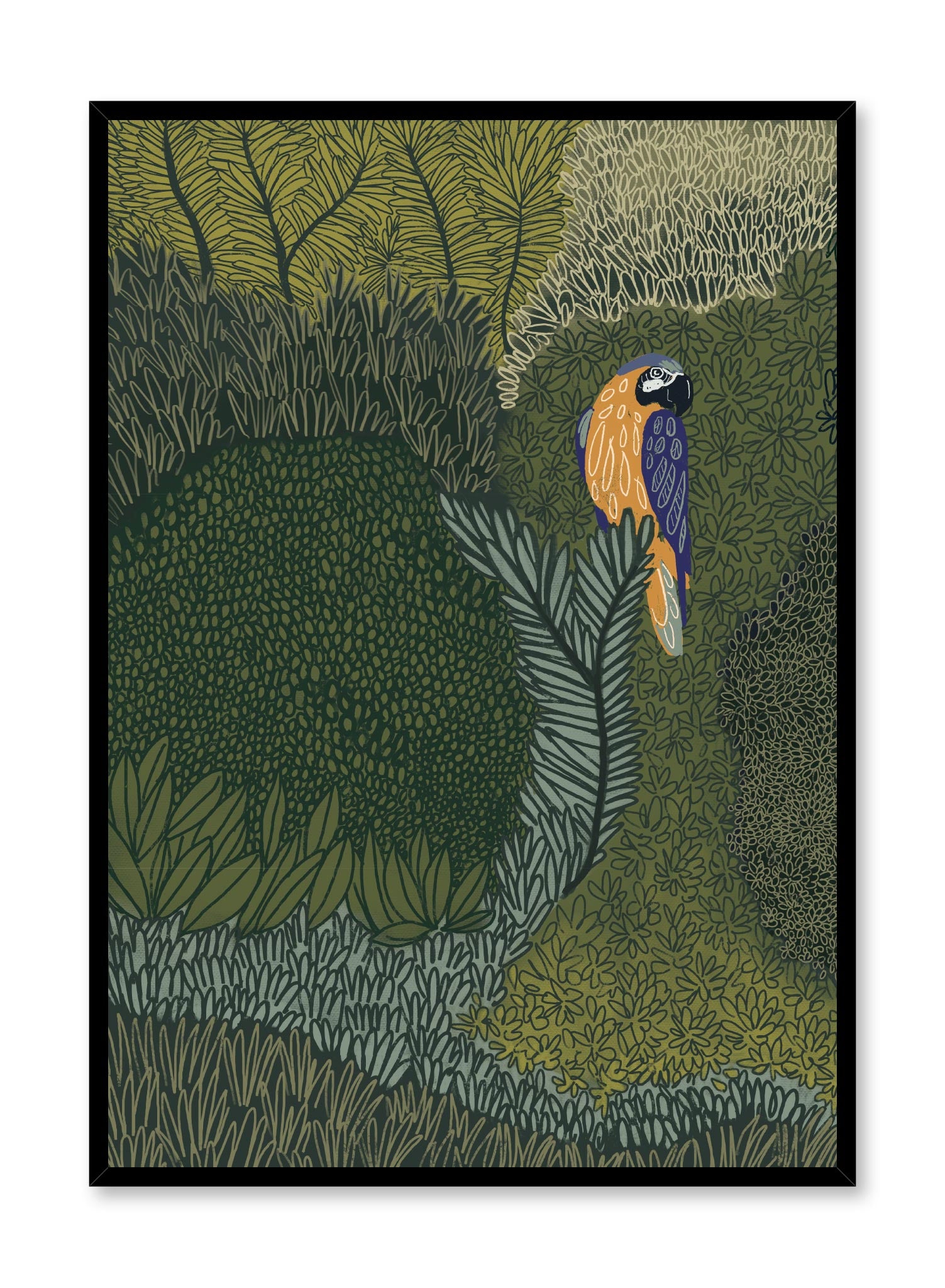 Perched and Proud Poster - Premium Quality Wall Art Decor for Home & Office - Perfect for Living Room, Bedroom, or Office Space
