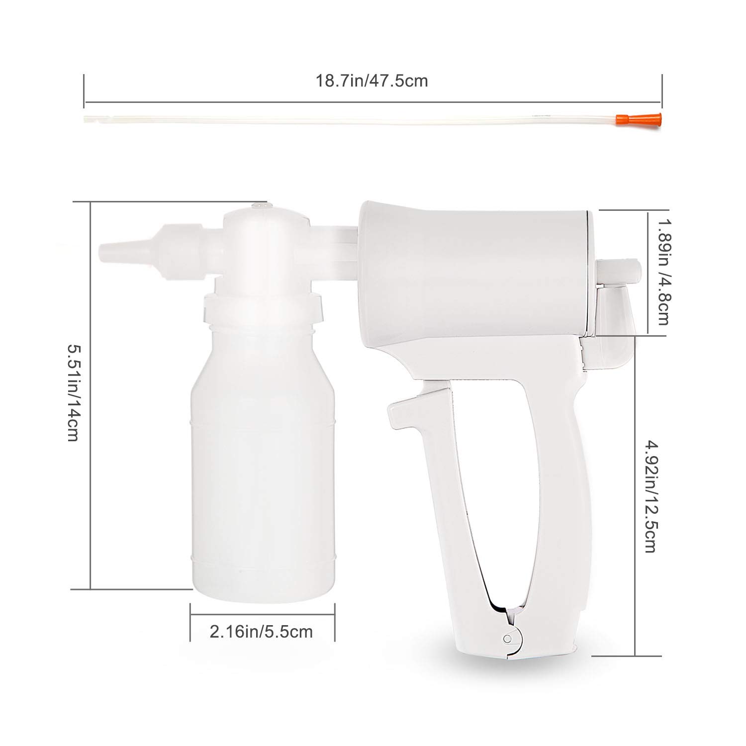 Portable Manual Handheld Suction Pump - Compact & Easy to Use for Home, Lab, and Outdoor Applications