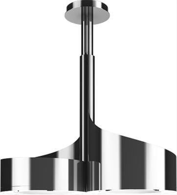 Best IM32I100SP Vertigo Double Wall Mount Range Hood - Stainless Steel Kitchen Vent Hood for Gas Stove - Perfect for Modern Home Cooking & Smoke Removal