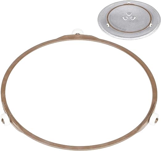 8.5 Inch Microwave Turntable Ring - Replacement Rotating Roller Ring for Glass Turntable Plate - Durable Microwave Oven Accessory - Perfect for Smooth Rotation in Microwave Cooking & Reheating