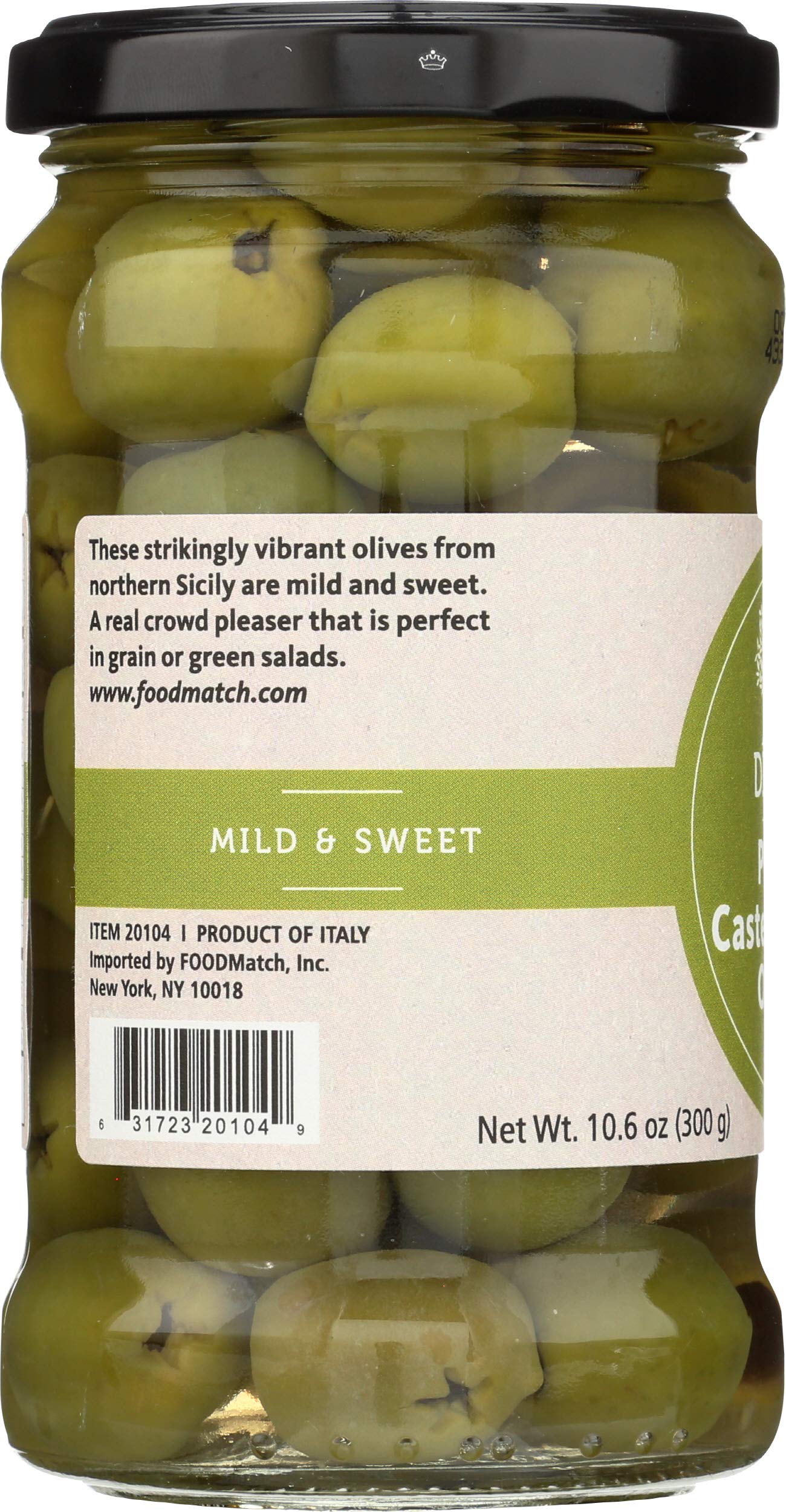 DIVINA Castelvetrano Pitted Olives 4.9 oz | Premium Italian Green Olives | Perfect for Salads, Charcuterie Boards & Mediterranean Recipes