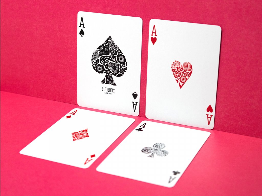 Butterfly Workers Playing Cards - Pink Edition | Premium Quality Poker Cards for Adults & Teens | Perfect for Game Nights, Parties & Magic Tricks